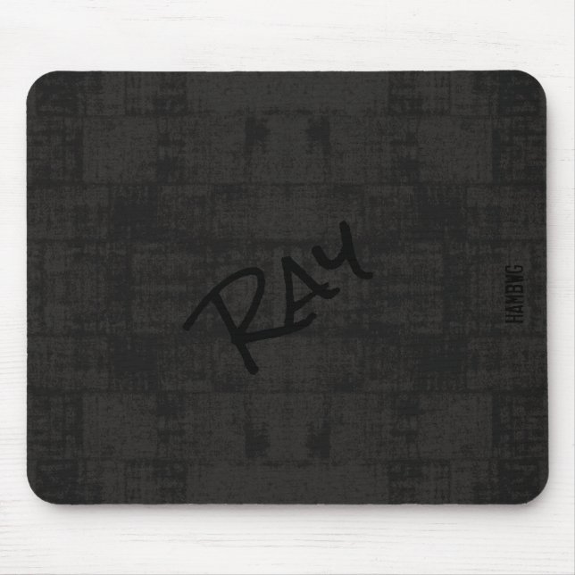 HAMbWG - Mousepad - Schwarz erschüttert (Vorne)