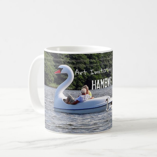 HAMbWG - Mug de café - Cygnes (Devant gauche)