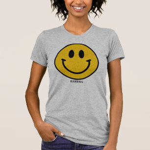 HAMbWG - Nachtkleid - Gelbes Emoji T-Shirt