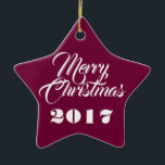 HAMbWG - Ornament - Stern - Personalizable<br><div class="desc">HAMbWG - Ornament Star - Personalizable - Stellen Sie sicher, dass Sie sowohl vorne als auch hinten personalisieren. Verzierungen können beliebig sein, aber wir haben Burgund gewählt!</div>
