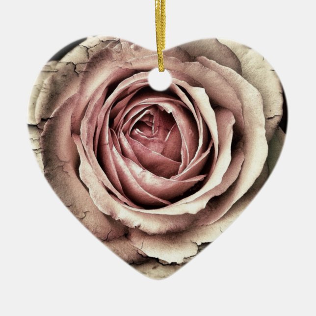 HAMbWG - Ornement - Rose Vintage - Personnalisable (Devant)