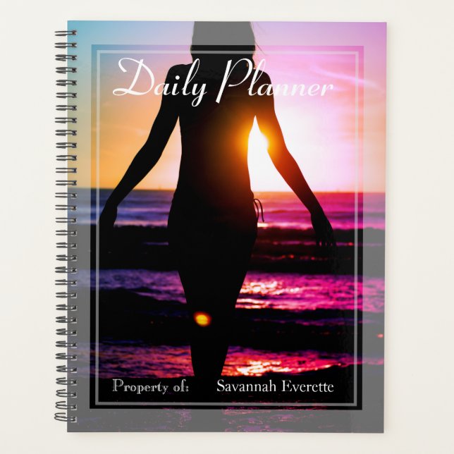 HAMbWG - Photo Daily Planner - Beach Girl (Devant)