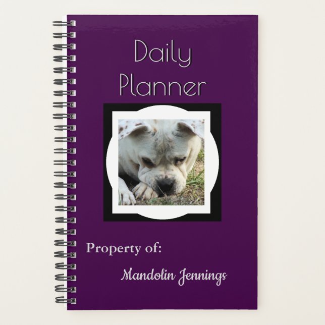 HAMbWG - Photo Daily Planner - N'importe quelle co (Devant)