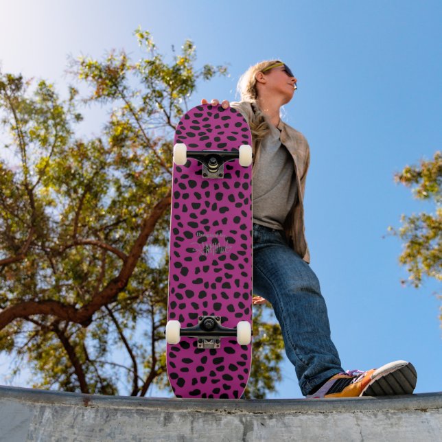HAMbWG Pink Leopard Skateboard (Außenbereich 1)