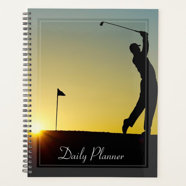 HAMbWG - Planificateur quotidien photo - Golfeur a (Devant)