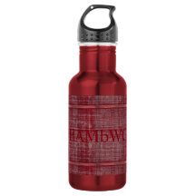 HAMbWG Rot/Rotes Wasser Flasche (18 oz)