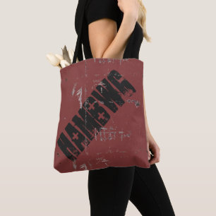 HAMbWG - Sac fourre-tout - Noir/Rouge inverse