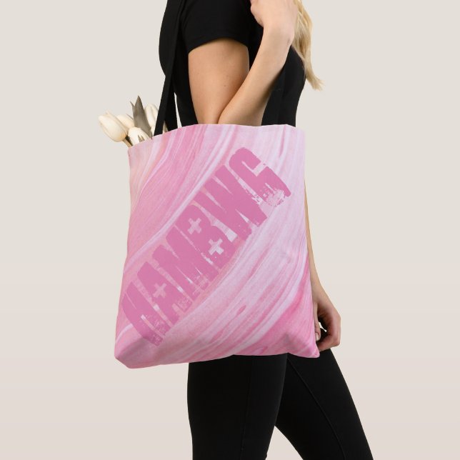 HAMbWG - Sac fourre-tout - Pinky Peach Swirl avec  (De près)