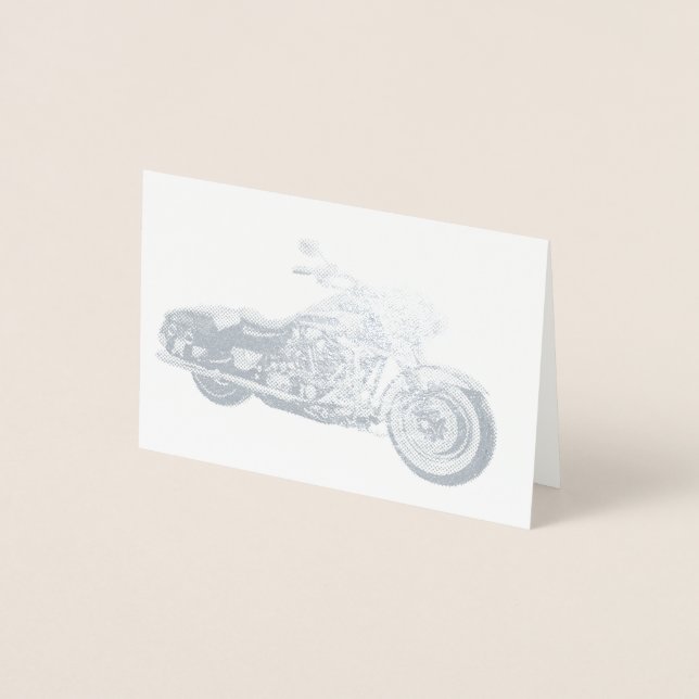 HAMbWG - Silberfolienkarte - Motorrad Folienkarte (Vorderseite)
