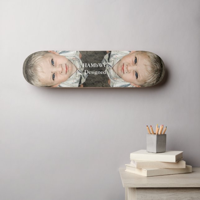 HAMbWG Skateboard entworfen - Twins Perspektive (Wandkunst (Horz))