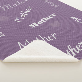 HAMbWG - Softest Fleece - Ihr Name! Sherpadecke