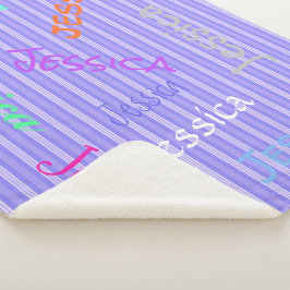 HAMbWG - Softest Fleece - Ihr Name! Sherpadecke