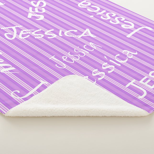 HAMbWG - Softest Fleece - Ihr Name! Sherpadecke (3/4)