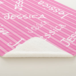 HAMbWG - Softest Fleece - Ihr Name! Sherpadecke