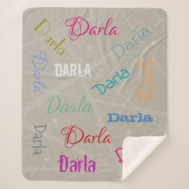 HAMbWG - Softest Fleece - Ihr Name! Sherpadecke