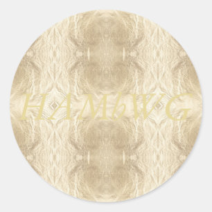 HAMbWG - Stickers - Image du logo or