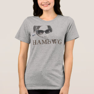 HAMbWG - T - Shirt - HAMbWG B W Face w Logo 4