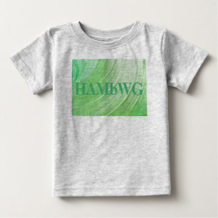 HAMbWG - T-shirt pour enfants - Lime Swirl w Logo
