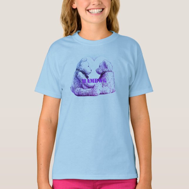 HAMbWG - T-shirt pour enfants - Teddy Bear Love (Devant)