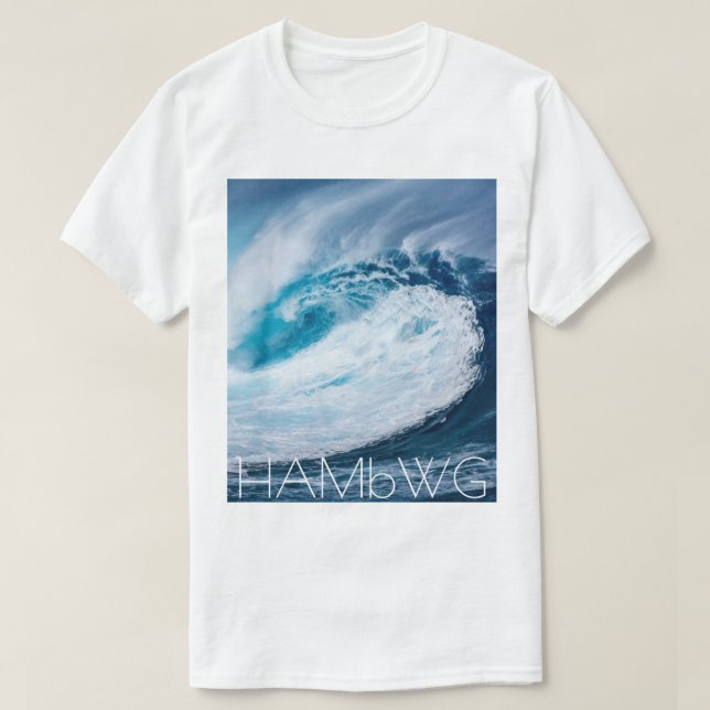 HAMbWG - T - Shirt - Wave (Design vorne)