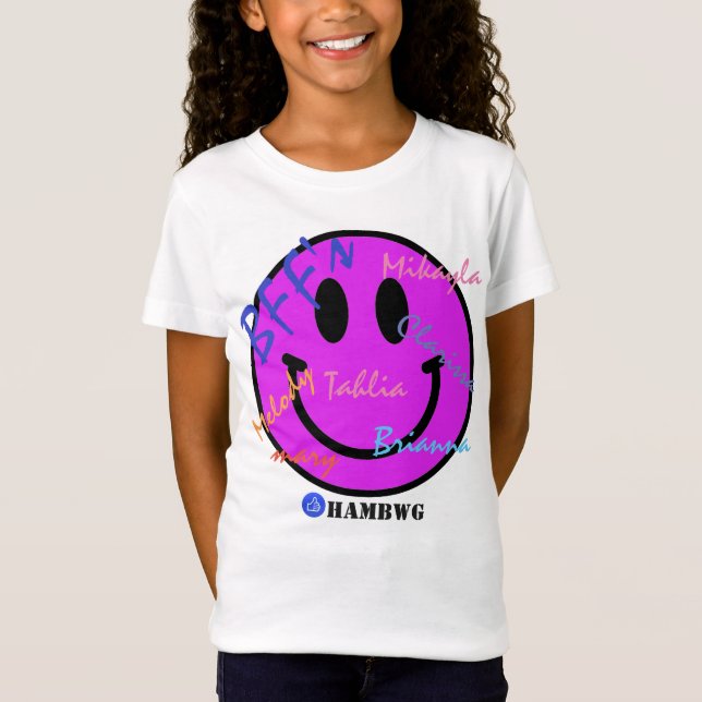 HAMbWG - T-shirts - Emoji Jaune BFF (Devant)