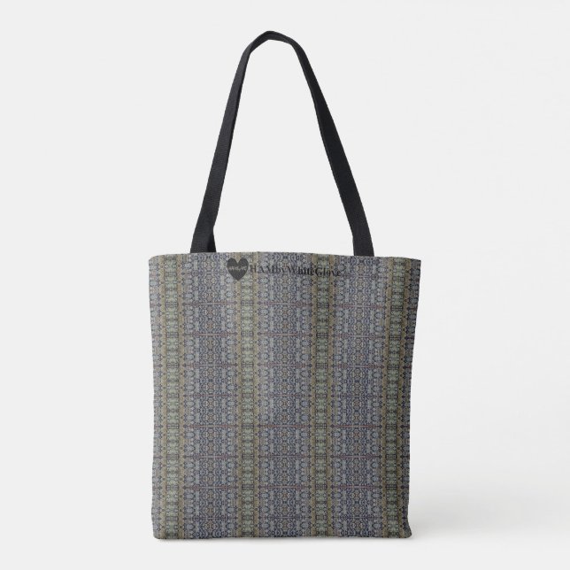HAMbWG - Tote Bag - Boho Inspiriert Print Tasche (Rückseite)
