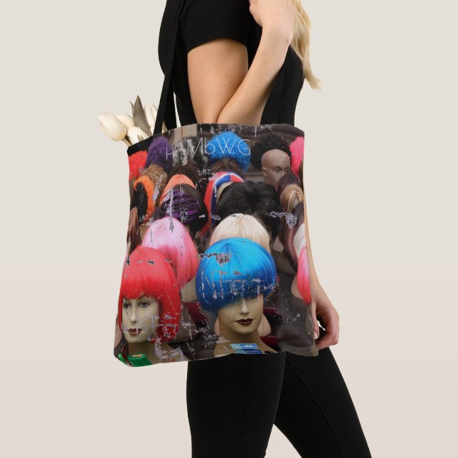 HAMbWG - Tote Bag - Farbige Wigs Tasche (Von Nahem)