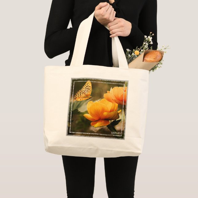 HAMbWG - Tote Bag - Orange Jumbo Stoffbeutel (Vorderseite (Produkt))