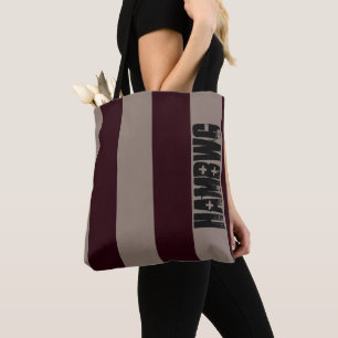 HAMbWG - Tote Bag - Pomegranitrot mit HAMbWG-Logo Tasche