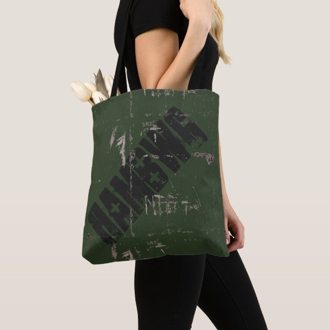 HAMbWG - Tote Bag - Schwarz/Leaf Green Reverse Tasche (Von Nahem)