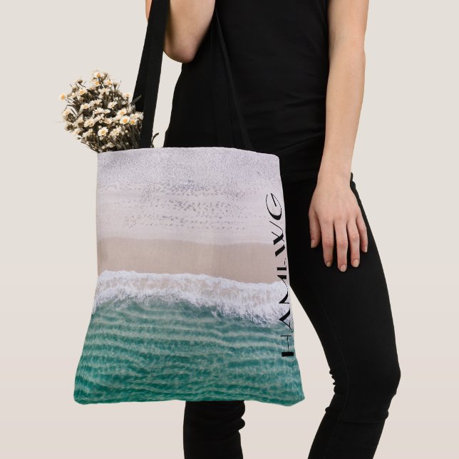 HAMbWG - Tragetaschen - Strand mit Tide Tasche (Von Nahem)