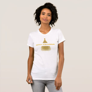 HAMbWG Weißes T-Shirt - Goldener Baum