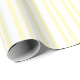 HAMbWG - Wrapping Paper - Blassgelbe Streifen Geschenkpapier