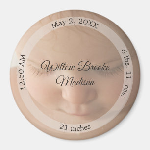 HAMbyWG - Annonce de naissance de bébé Magnet
