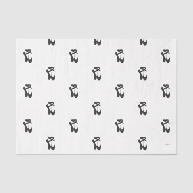 HAMbyWG - Ballerina Slippers in Grau Seidenpapier (Vorderseite)