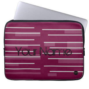 HAMbyWG - "Bar Keine" Design in beliebiger Farbe Laptopschutzhülle