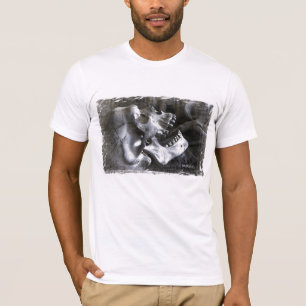 HAMbyWG Basic Bella Leinwand T - Shirt - Skull Pnt