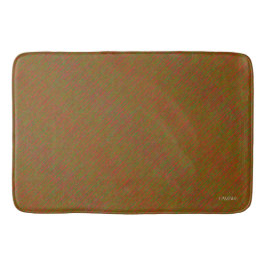 HAMbyWG - Bath Mat - Crazy Red Lime Green Badematte