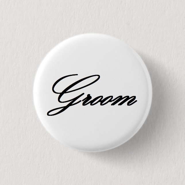 HAMbyWG -Button - Groom Button (Vorderseite)