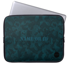 HAMbyWG - Camouflage in Aquamarin blau-grün Laptopschutzhülle