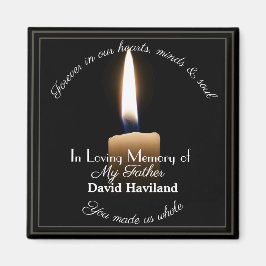 HAMbyWG - Candle Magnet mit Text