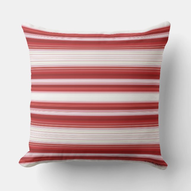 HAMbyWG - Coussin - Dégradé blanc rouge (Recto)