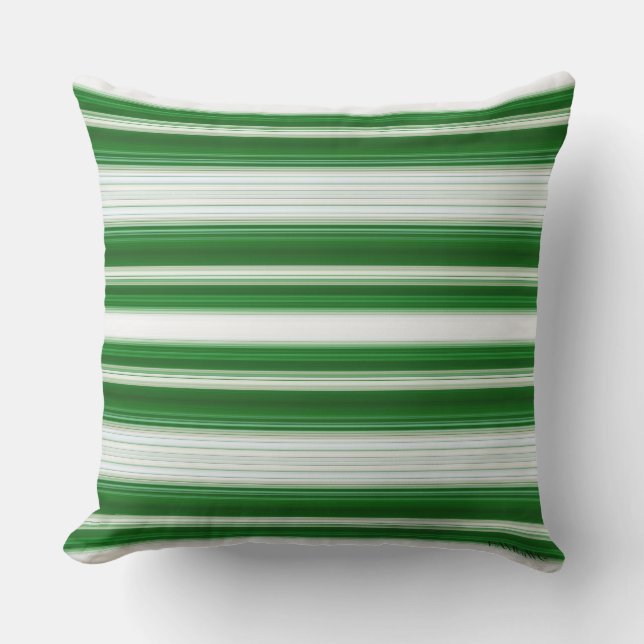 HAMbyWG - Coussin - Vert blanc dégradé (Recto)