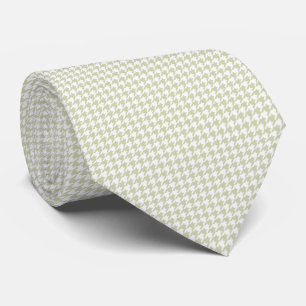 HAMbyWG - Cravate - Houndstooth blanc/os