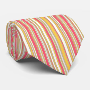 HAMbyWG - Cravate - Multi-bandes - Saumon Buttersc