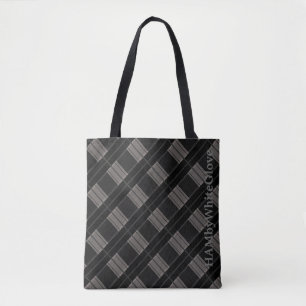 HAMbyWG Custom Kariert Tote Bag Tasche