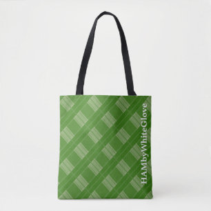 HAMbyWG Custom Kariert Tote Bag Tasche