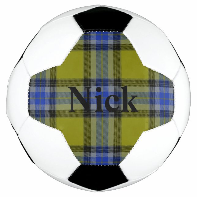 HAMbyWG - Custom Soccer Ball - Olive Blue (Vorderseite)