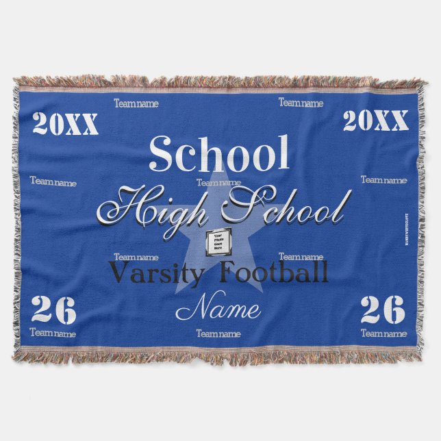 HAMbyWG - Custom Sports Team Throw Blanket Decke (Vorderseite)