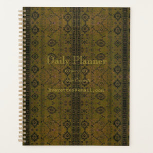 HAMbyWG - Daily Planner - Olive Green India Ink Ti Planer